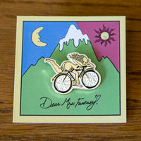 'Bicycle Day' Enamel Pin