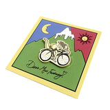 'Bicycle Day' Enamel Pin