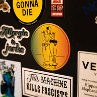 'Drums and Space' Sticker