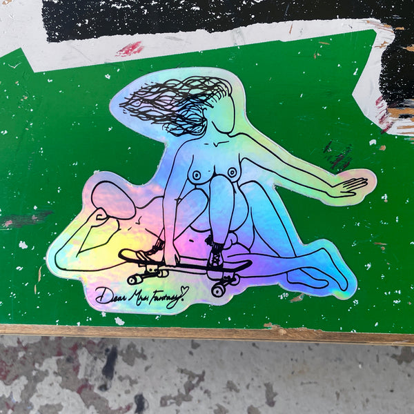 'Raw Dogtown' Holographic Sticker