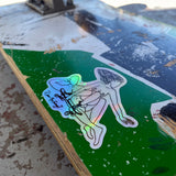 'Raw Dogtown' Holographic Sticker