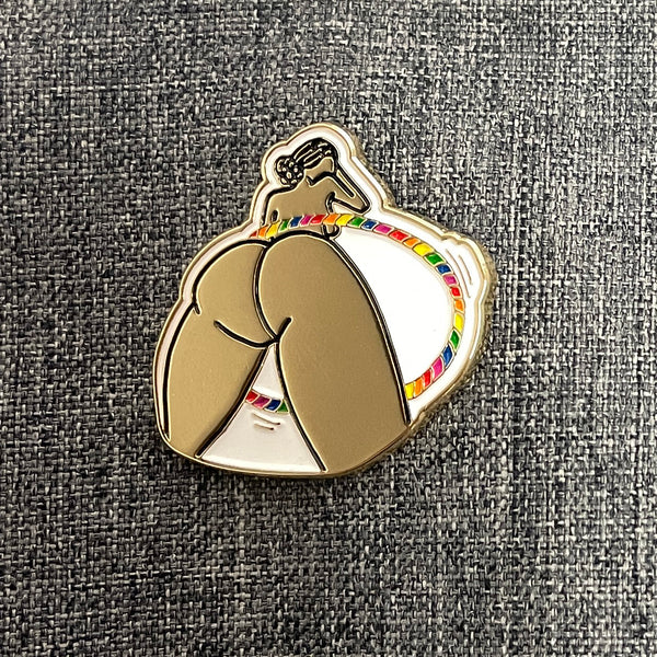 'Hula Hoop' Enamel Pin