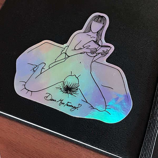 'Wordplay' Holographic Sticker