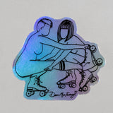 'Finding My Bearings' Holographic Sticker